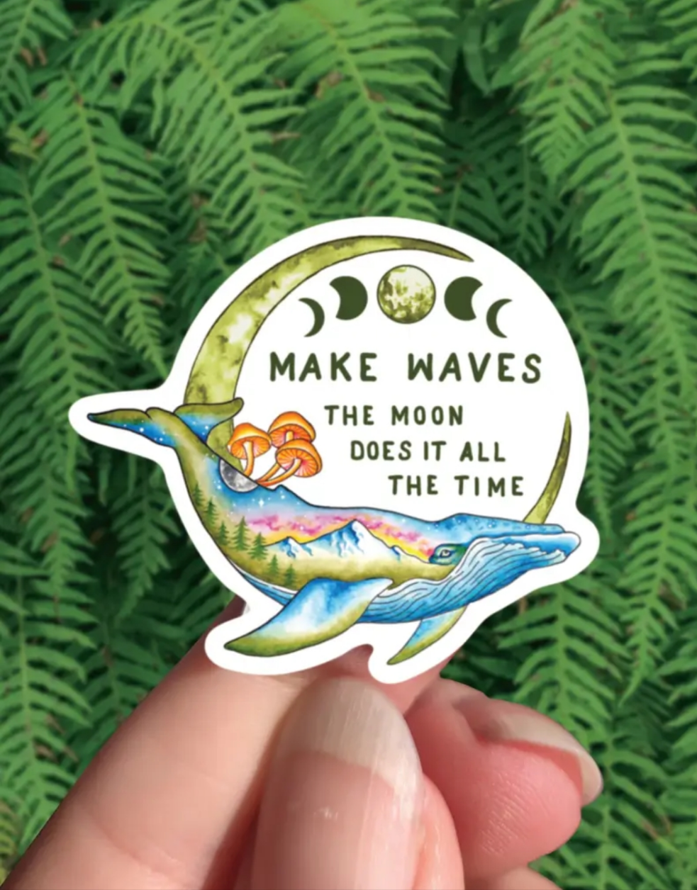 Make Waves - Mini Sticker