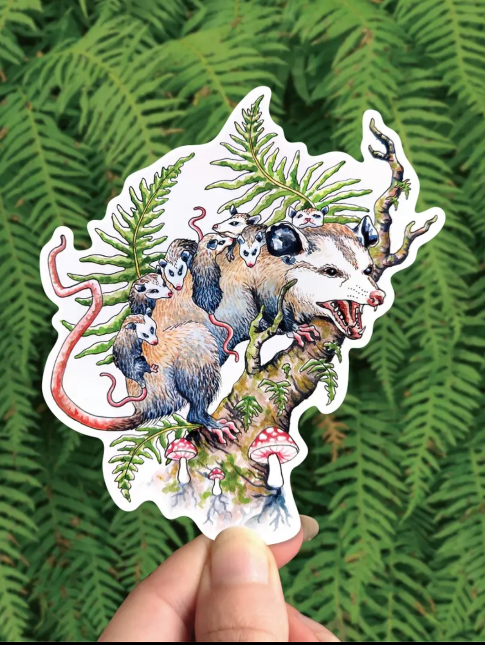 Opossum Queen - Sticker
