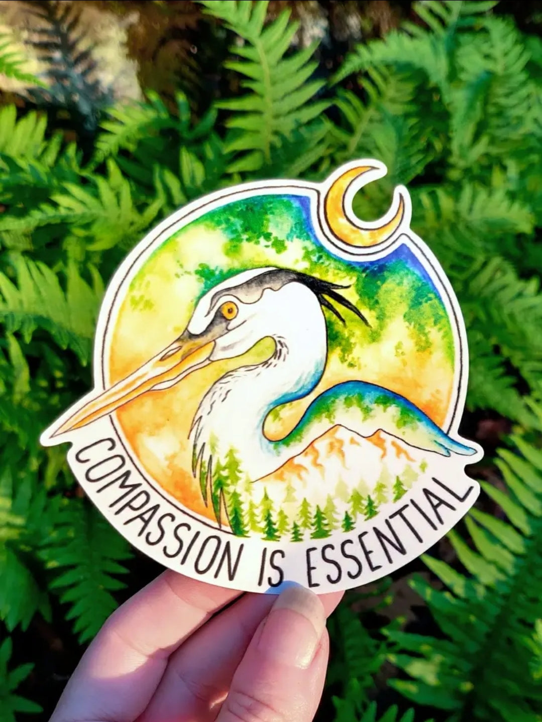 Compassion is Essential -Sticker