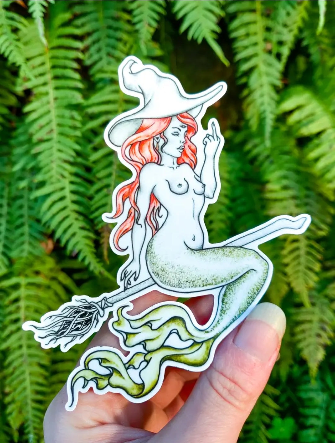 Mermaid Sand Witch - Sticker