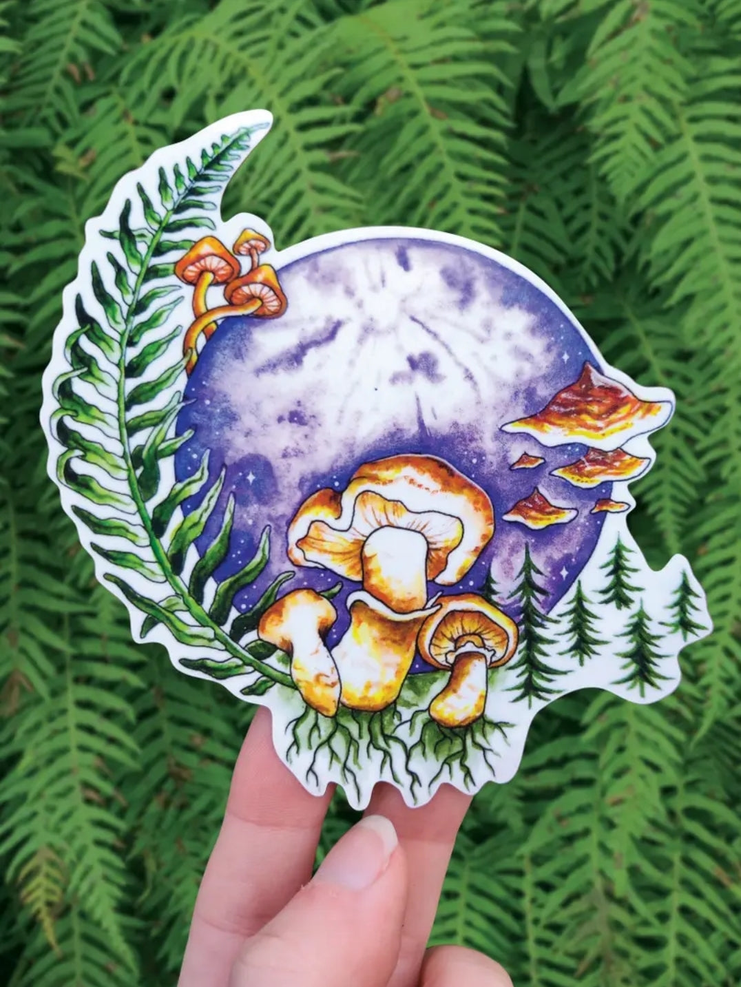 Matsutake Moon - Sticker