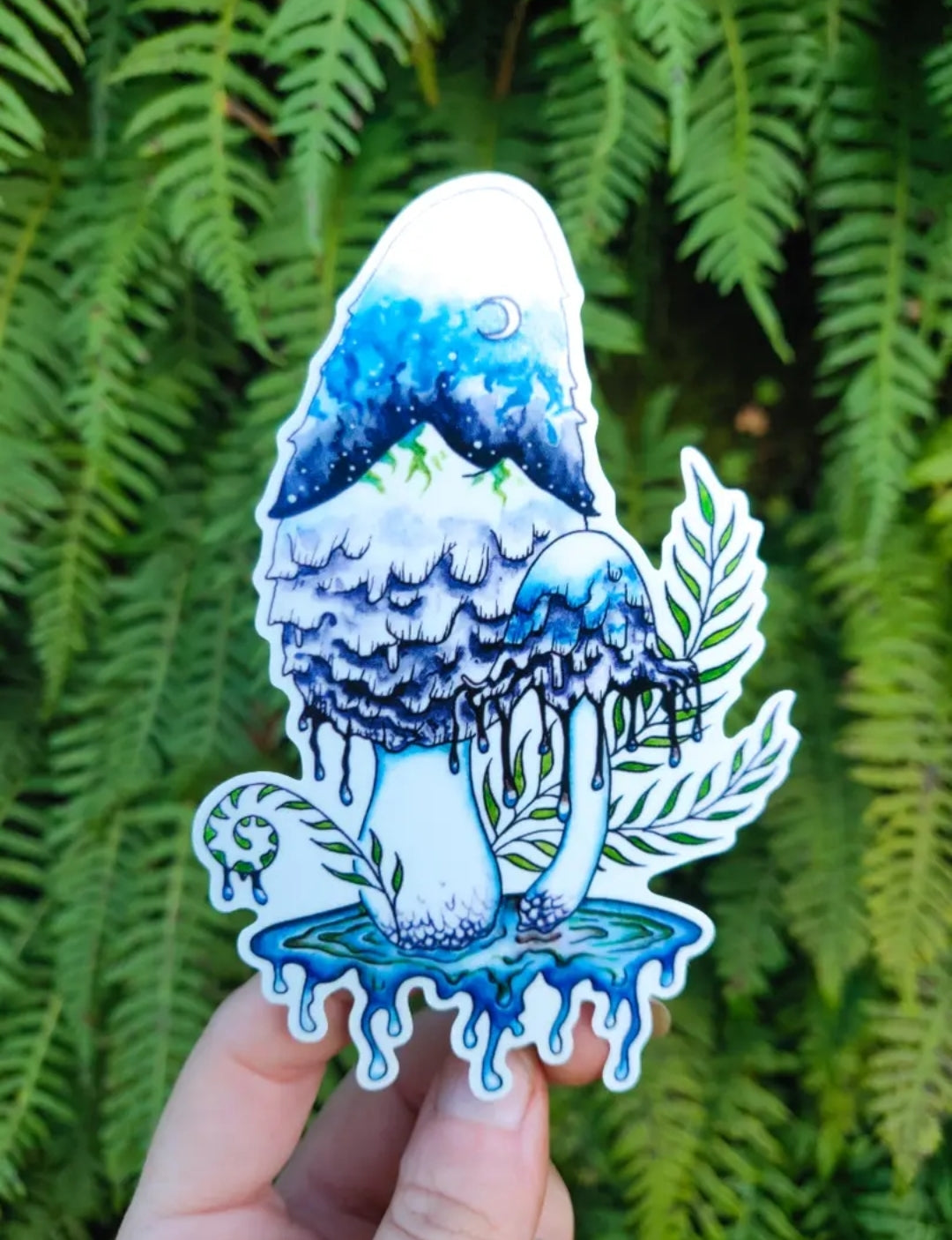 Ink Cap Mountains- Sticker