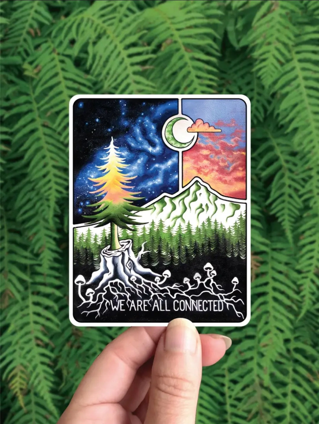Mycelium Mountain - Sticker