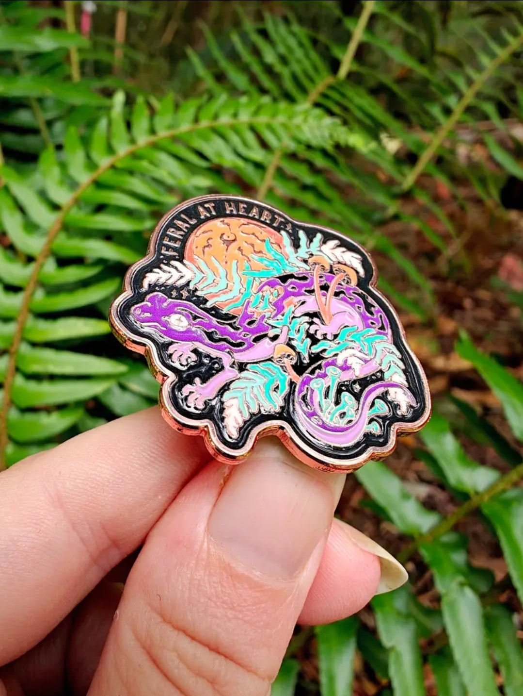 Feral at Heart - Pin
