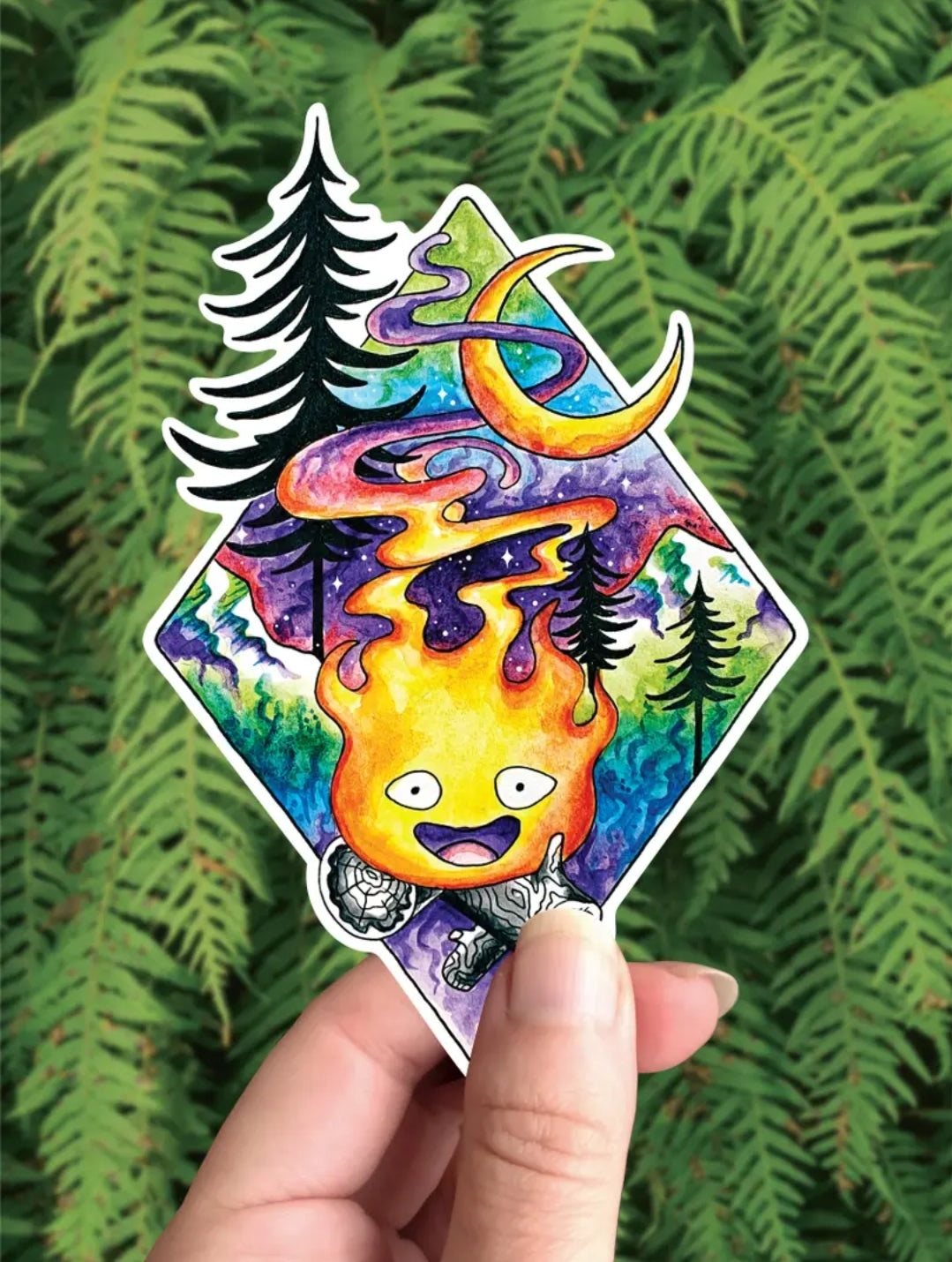 Campfire calcifer - Sticker