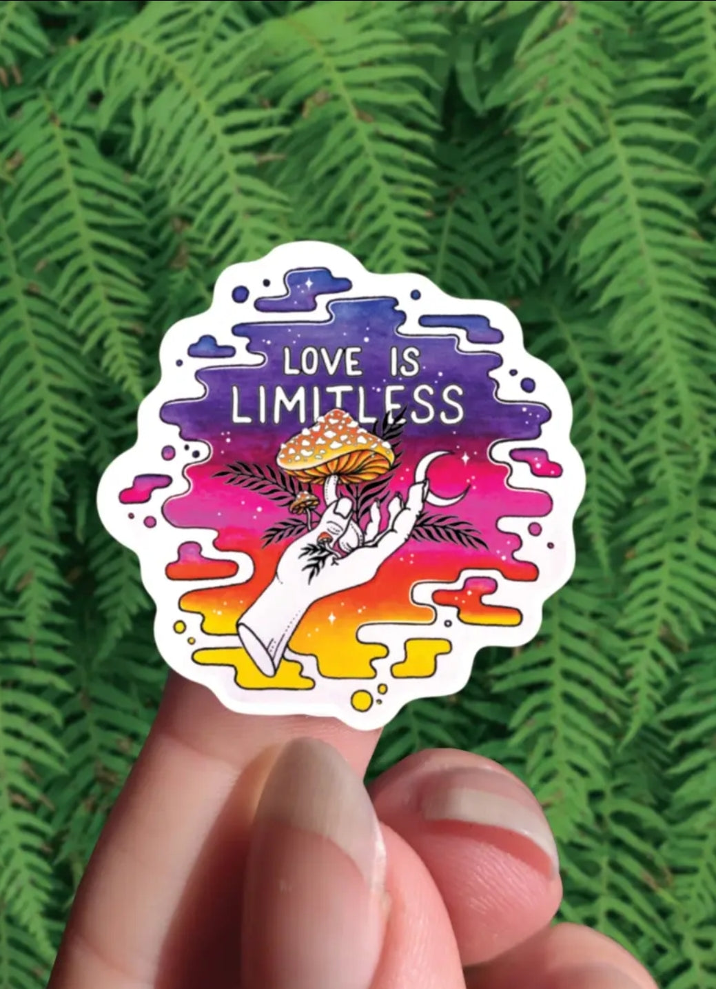 Love is limitless - Mini Sticker