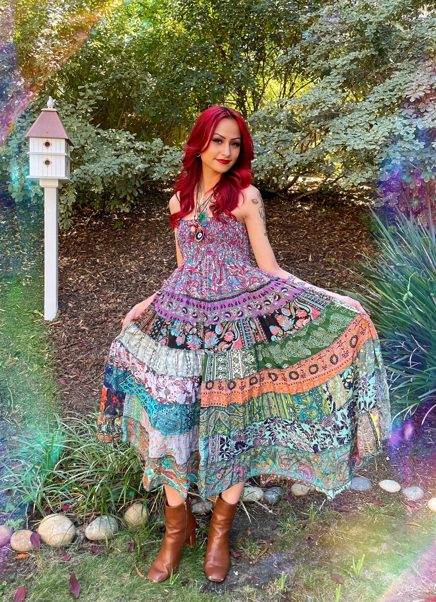 Fairy Core Flowy Two-In Dress /Skirt