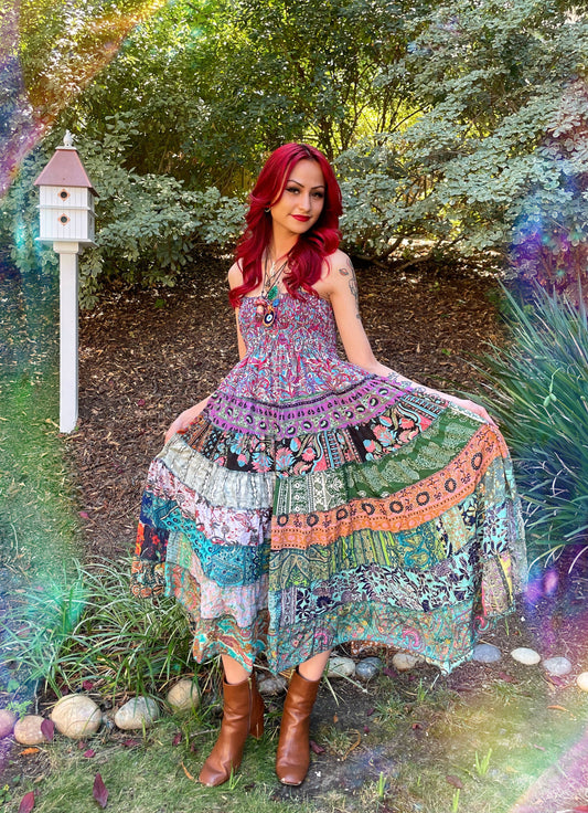 Fairy Core Flowy Two-In Dress /Skirt