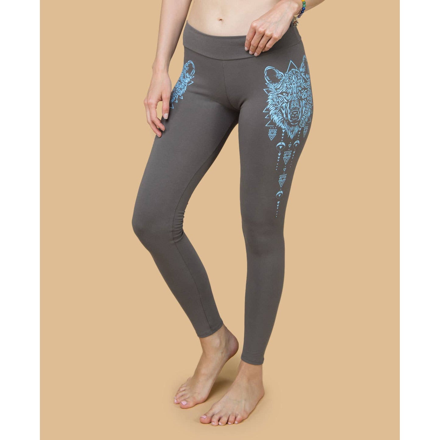 Spirit of the Wolf Organic Cotton Leggings